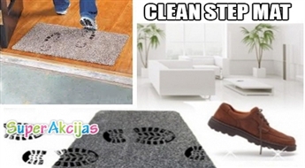 Kājslauķis Clean Step, lai Jūsu grīda būtu vienmēr tīra!