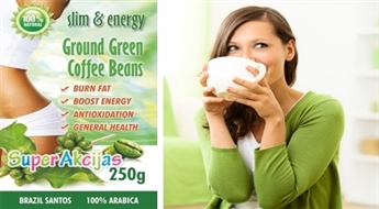 Slim&Energy green coffee - malta kafija notievēšanai! Tievējam un uzlabojam veselību!