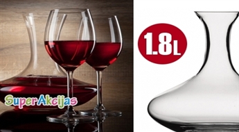 Для настоящих ценителей вина! Винный декантер (1,8 l) - прекрасное и элегантное украшение Вашего стола!