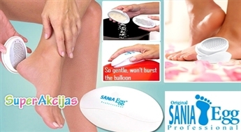 Педикюр с помощью "Sania Egg" сделает ваши ножки ухоженными, кожу - идеально гладкой!
