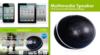 Wintech SBH-10 Bluetooth bezvadu skaļrunis mobīlajām ierīcēm. Jūsu mūzika vienmēr līdzi