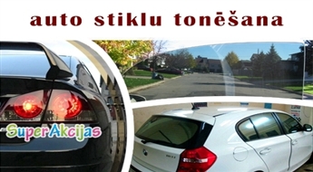 Stiklu tonēšana Jūsu spēkratam ar 40% atlaidi! Piešķir savam auto jaunu izskatu.
