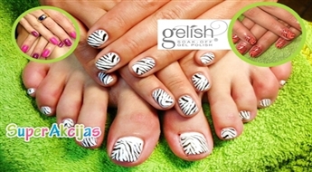 SPA маникюр с покрытием Shellac CND или Gelish Harmony в ажурной технике!