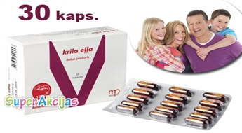 Antarktikas KRILA EĻĻAS kapsulas (30 gab.) - 40%