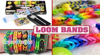 Оригинальные украшения своими руками "Loom bands" - 50%