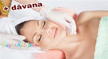 Procedūra sejai! Sejas un kakla ādas attīrīšana un liftings ar 40% piena pīlingu + dāvana!