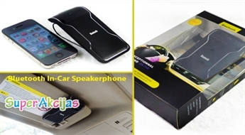 Уникальная Авто гарнитура. Bluetooth Hands-Free - современный дизайн, чувствительный микрофон, громкие динамики!