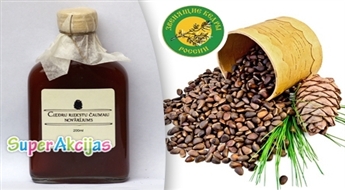 Ciedru riekstu čaulmalu novārījums (200 ml) skaistai ādai