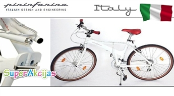Saliekamais velosipēds PININFARINA - ideāli piemērots braukšanai pilsētā! Ātrs, ērts un viegli vadāms!