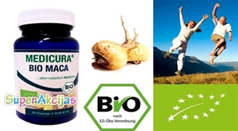 Bio MACA, 90 tabletes! Enerģijas, spēka un izturības palielināšanai!