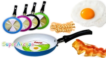 Visgardākās omletes pagatavošanai! Panna TORO CERAMIC 14cm ar keramisko pārklājumu!