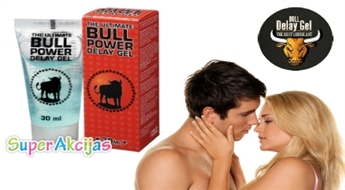 BULL POWER DELAY GEL vīriešiem mīlas akta paildzināšanai!