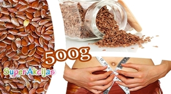 Чудо природы - семена льна в упаковке 0.500 кг!