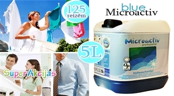 MICROACTIV PURE - universāls šķidrais mazgāšanas līdzeklis visu veidu audumiem, 5000 ml -125 reizēm!