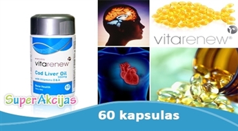 Mencu aknu eļļa (omega-3) Jūsu sirds, kaulu un ādas veselībai!