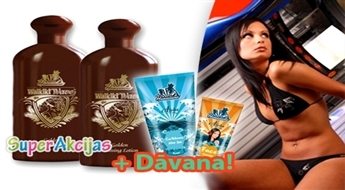 Solāriju krēmi Waikiki Wave golden tanning vai Waikiki Wave Golden Dark Bronzer, 200 ml + Dāvana!