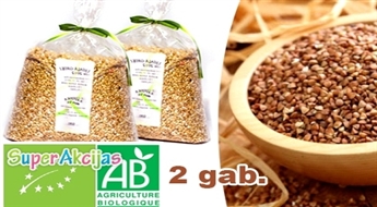 Здоровое питание! Комплект БИО продуктов выращенных в Латвии: зеленная гречка 2 кг.!