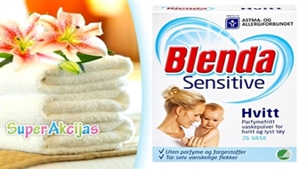 BLENDA SENSITIVE eko veļas pulveris jutīgai ādai (1,17 kg - 26 reizēm)