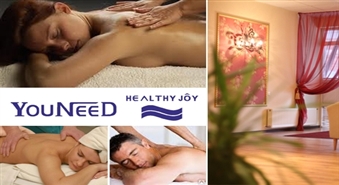 Izmantojiet izdevību izbaudīt antistresa masāžu salonā Healthy Joy ar 60% atlaidi gan sievietēm, gan vīriešiem!