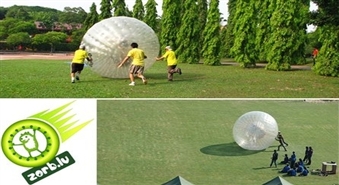 ZORBS.LV piedāvā...Vēlaties gūt adrenalīnu? Traucaties divatā lejā pa kalnu ZORBA bumbā ar 53% atlaidi!