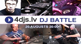 Labāko DJ SUPER cīņa! Iegādājies biļeti uz DJ Battle Riga Open 2011 (20. augusts) tikai par Ls 2,49!