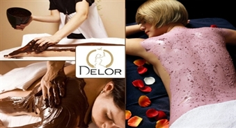Šokolādes-ūdenszāļu maska + ķermeņa pīlings + TONING gēls (200ml) + atlaide SPA kapsulai salonā DELOR!