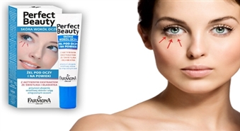 Nogurušas, apsārtušas acis? Zem acīm maisiņi? Gēls acu zonai Perfect Beauty no Farmona.lv ar 51% atlaidi!