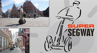 Elektro skūtera "Segway" noma Vecrīgā par 63% lētāk! Izbaudi rudenīgo Rīgu nedaudz savādāk!