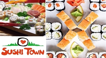 Suši komplekts (32 gabaliņi) 2 personām no SUSHI TOWN ar 52% atlaidi Jelgavā! Tagad tikai Ls 4.99!