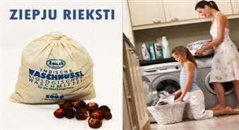 Super mazgāšana! Ekoloģiski tīrs produkts - ziepju rieksti 500 gr. trīs reizes izdevīgāki par parasto veļas pulveri!