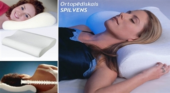 Ortopēdiskais spilvens saldam miegam ar 54% atlaidi no interneta veikala superaction.lv!