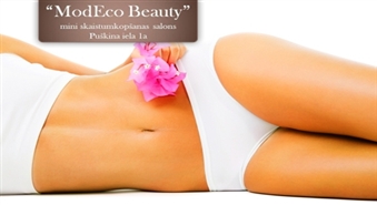 Pilnā bikini zonas vaksācija ar šokolādes vasku ar 50% atlaidi no "ModEco Beauty"!