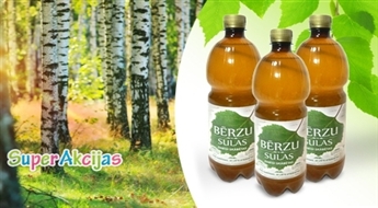 Atspirdzinoša dzira vasaras svelmei! 1 litrs veldzējošas, dabīgi skābētas Bērzu sulas!