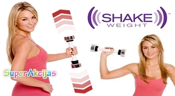 Укрепите мышцы верхней части тела! Уникальная гантеля Shake Weight для женщин!
