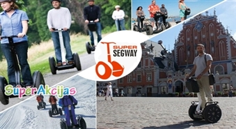 Elektro skūtera "Segway" noma Vecrīgā par 50% lētāk! Izbaudi Rīgu nedaudz savādāk!