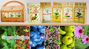 Натуральный Латвийский продукт - комплект "Rūķīšu tēja" - лучший подарок с 50% скидкой!