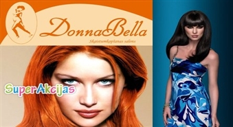 Matu griešana + veidošana sievietēm ar 50% atlaidi salonā "Donna Bella" Jelgavā!