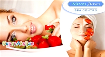 Расслабляющий клубничный СПА ритуал для всего тела в "Nāves jūras SPA centrs"!