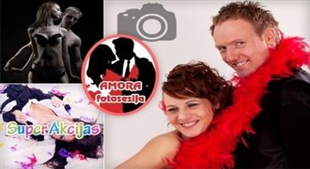 Valentīndienas Fotosesija profesionālā studijā amora noskaņās ar 50% atlaidi!