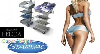 Vakuuma masāža ķermenim ar franču aparātu Starvac, tikai 7.99 Ls no salona HELGA!