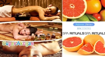 Greipfrūtu SPA rituāls visam ķermenim salonā "Nāves Jūras SPA centrs"! Lieliska aizsardzība gripas laikā!