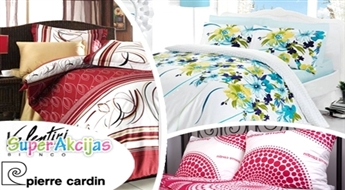 Grezni un kvalitatīvi satīna gultas veļas komplekti Pierre Cardin vai Valentini Bianco!