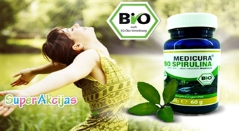 B6 vitamīna avots - Spirulīnas tabletes imūnsistēmas stiprināšanai, svara normalizēšanai!