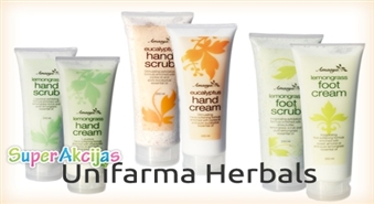 SPA kosmētika 250ml - komplekti roku vai kāju kopšanai - bagātināti ar Eikalipta vai Citronzāles ēteriskajām eļļām!