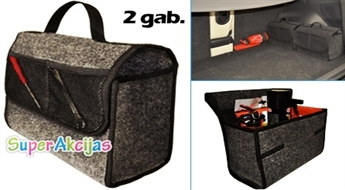 Soma - organizators (2 gb.) automašīnas bagāžniekam! Elegance un funkcionalitāte!