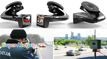 Palīgs ceļā jebkuram vadītājam! Videoreģistrators HIGH-END G-SENSOR ar G-sensoru un iebūvētu radaru detektoru!