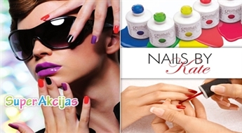 Klasiskais manikīrs ar Gelish lakas pārklājumu + parafīna maska jaukajā salonā Nails By Kate!