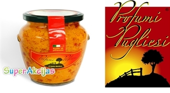 Delikatese no Itālijas! Ķiploku pasta (Pate di Aglio Piccante secchi in olio di semi di girasole), 580 ml!