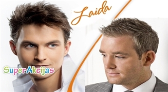 Vīriešu matu griezums + proteīnu maska + masāža salonā "Laida"!
