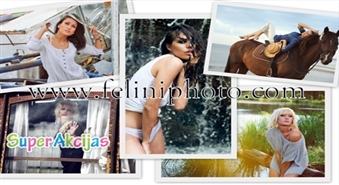 Profesionāla, neparasta fotosesija Jūsu izvēlētā vietā ar 62% atlaidi no www.feliniphoto.com!